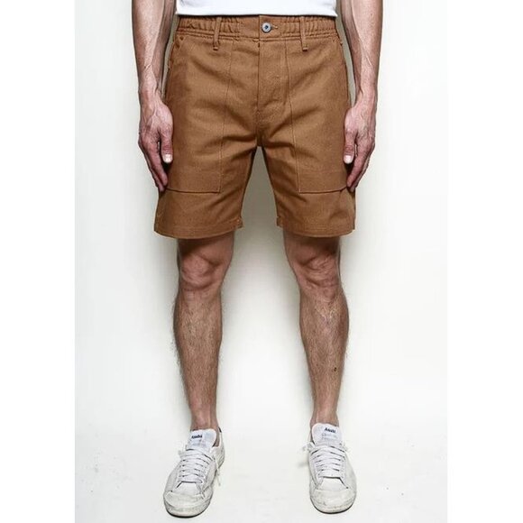ROGUE TERRITORY Men's Fatigue Short Size 31 In Camel Canvas - Picture 1 of 10